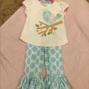 Baby girl boutique outfit